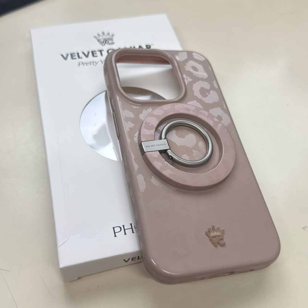 Velvet Caviar Nude Leopard iPhone Case 15 pro